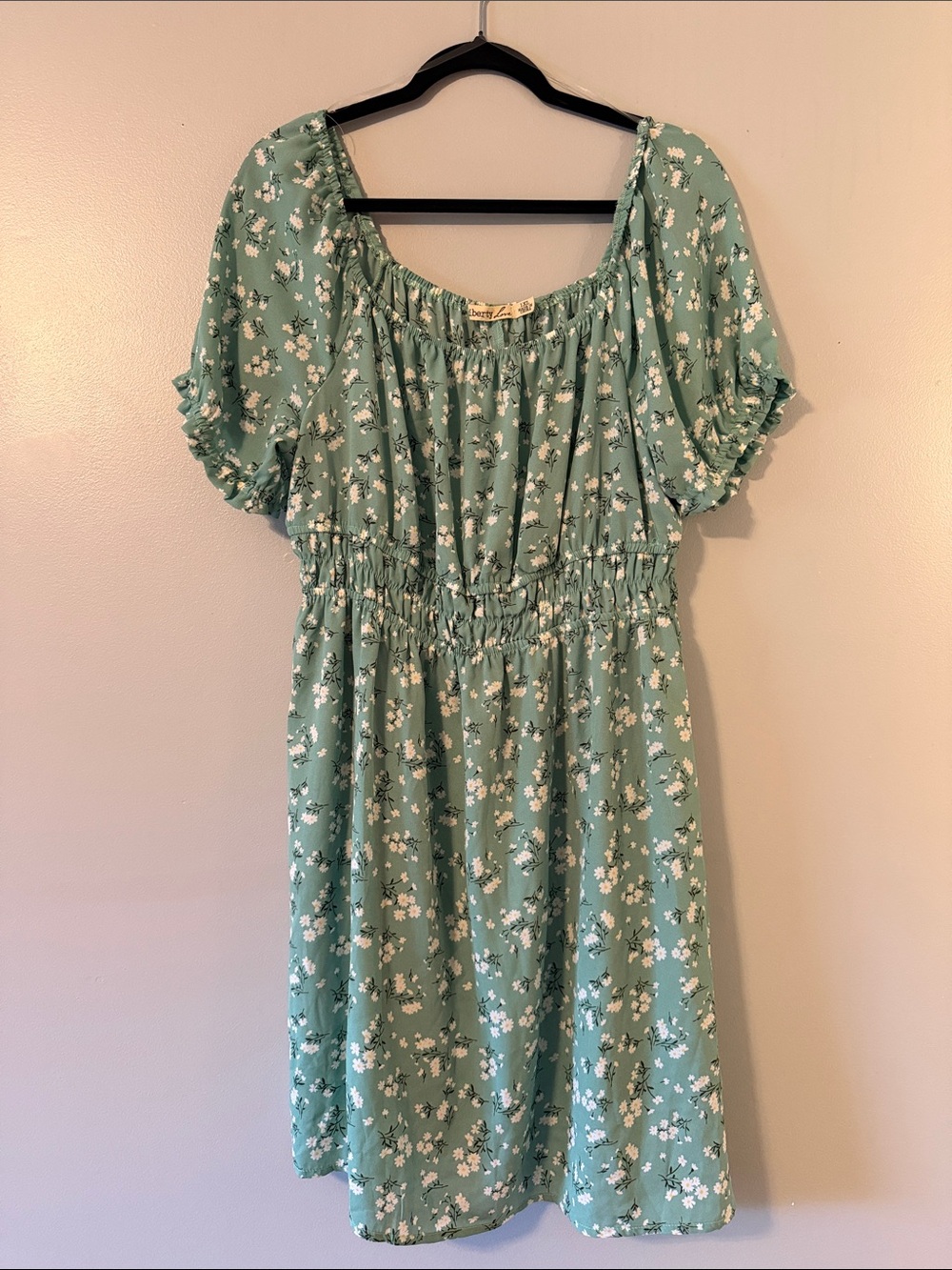 Liberty Love Sage Green Floral Dress
